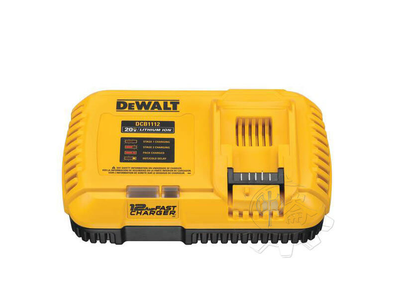 ＊中崙五金【附發票】Dewalt 得偉 原廠公司貨20V/60V 型號:DCB1112 12A/hr頂級版充電器