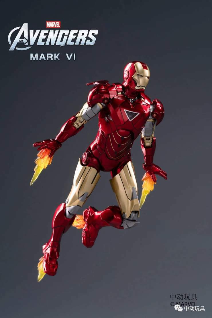 中動玩具 Marvel Studios 漫威十周年系列-IRON MAN MK6