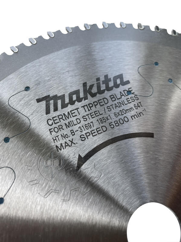 ＊中崙五金【附發票】牧田 【185mm*20mm*64T】金屬鎢鋼鋸片 B-31697 適用4131 4130N