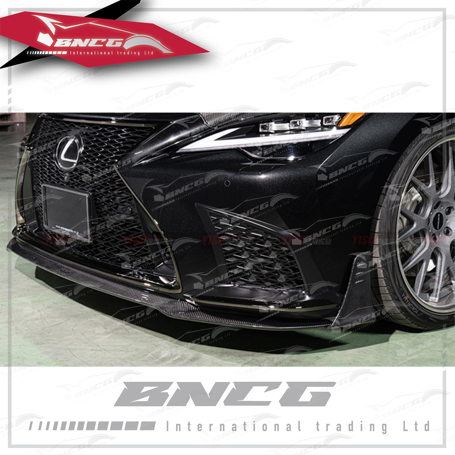 凌志 Lexus LS 改裝 碳纖維 外觀件 空力套件 ARtisan款 前下巴 前導流