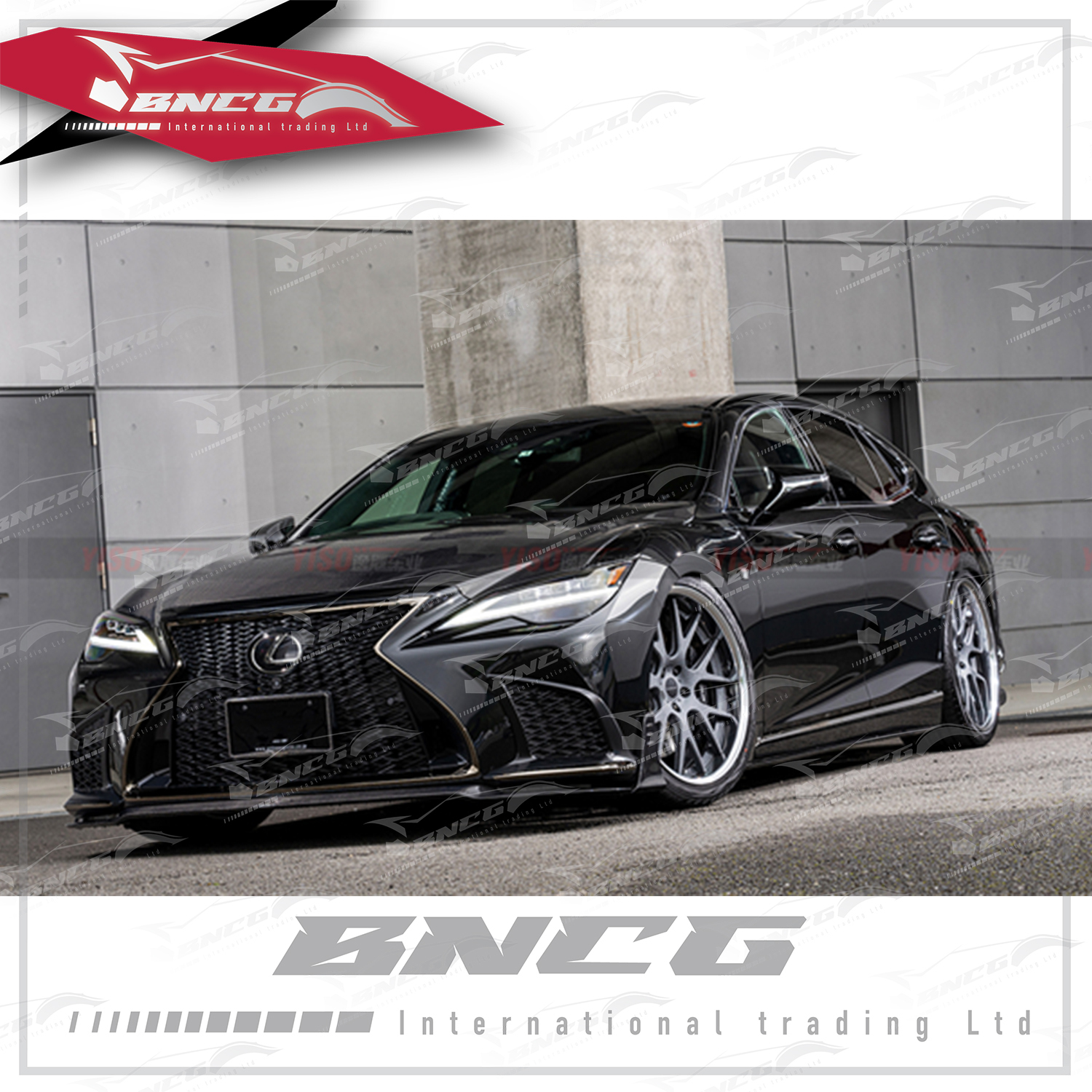 凌志 Lexus LS 改裝 碳纖維 外觀件 空力套件 ARtisan款 前下巴 前導流