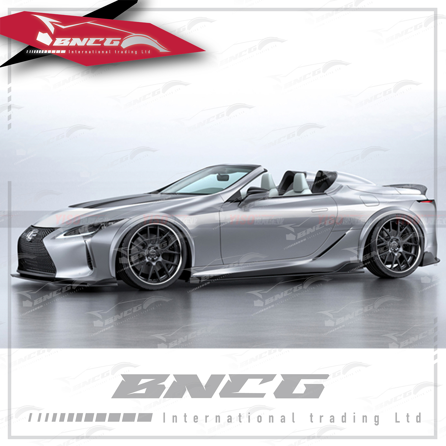 凌志 Lexus LC 改裝 碳纖維 外觀件 空力套件 ARtisan款 側裙 側定風翼