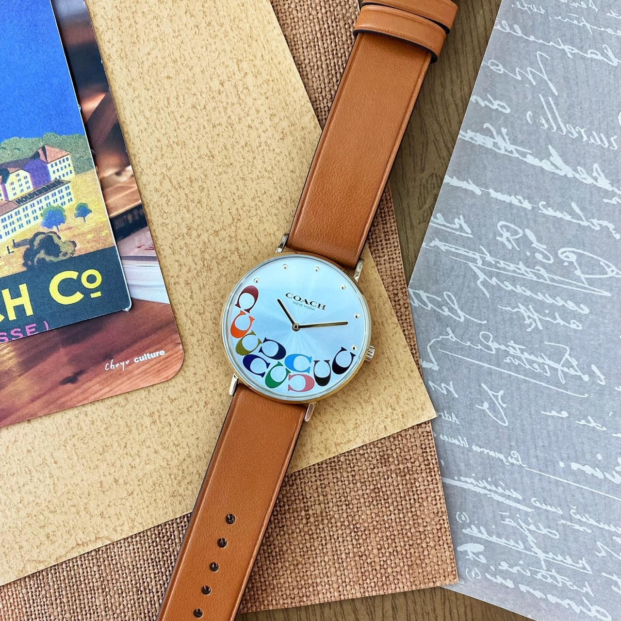 【COACH】大C繽紛時尚女錶 CO14503974 36mm 現代鐘錶