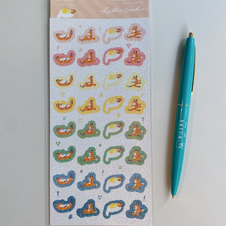 Reiko 狐吉的色彩日記 雷射貼紙｜Hello Studio 你好工作室