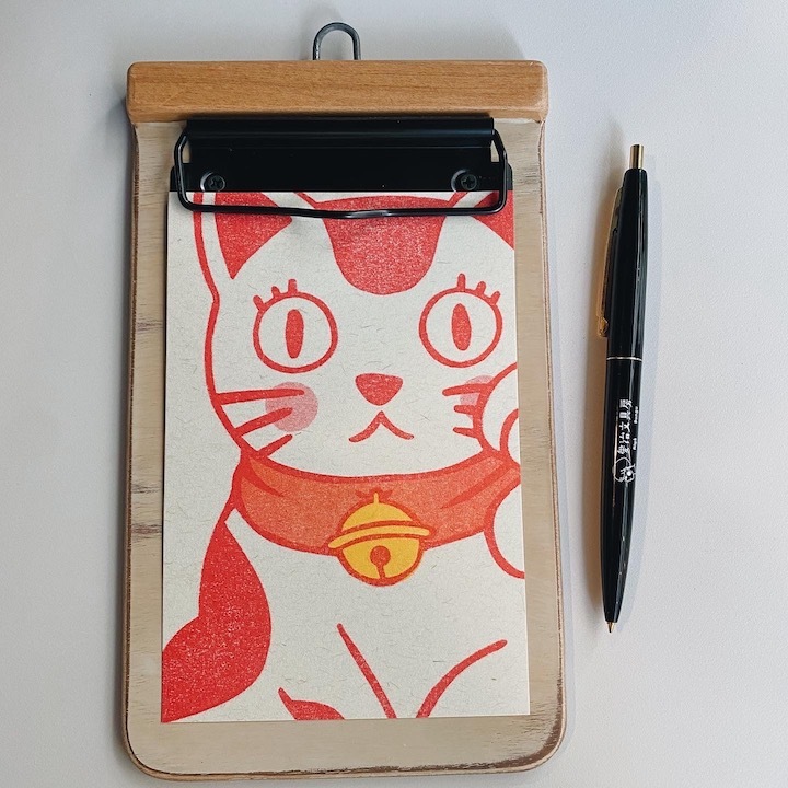 招財貓 明信片｜日本ACTIVE CORPORATION