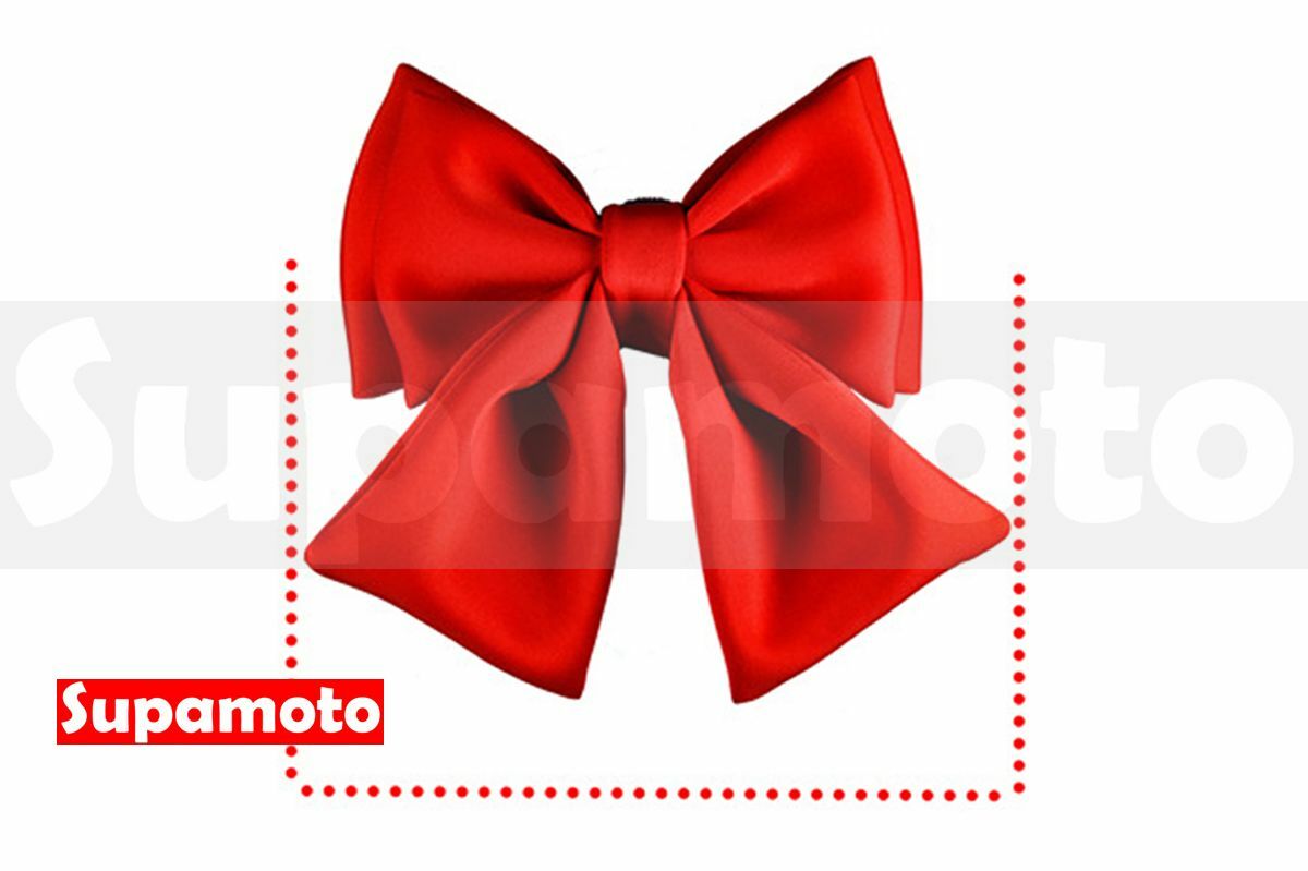 -Supamoto- 安全帽 蝴蝶結 頭盔 裝飾 辮子 粉紅 快拆 禮物帶 禮物