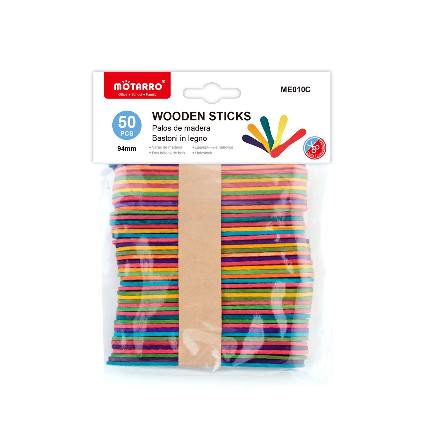 Motarro 94mm 彩色雪條棍 50枝