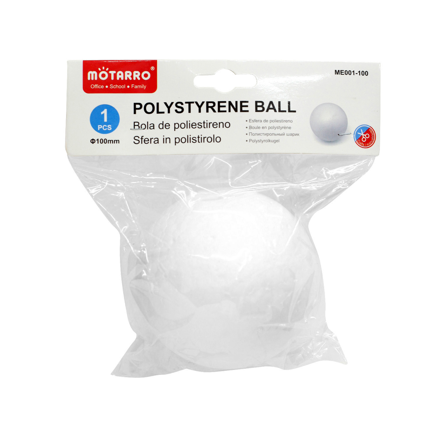 Motarro  100mm 圓形發泡膠球 1個