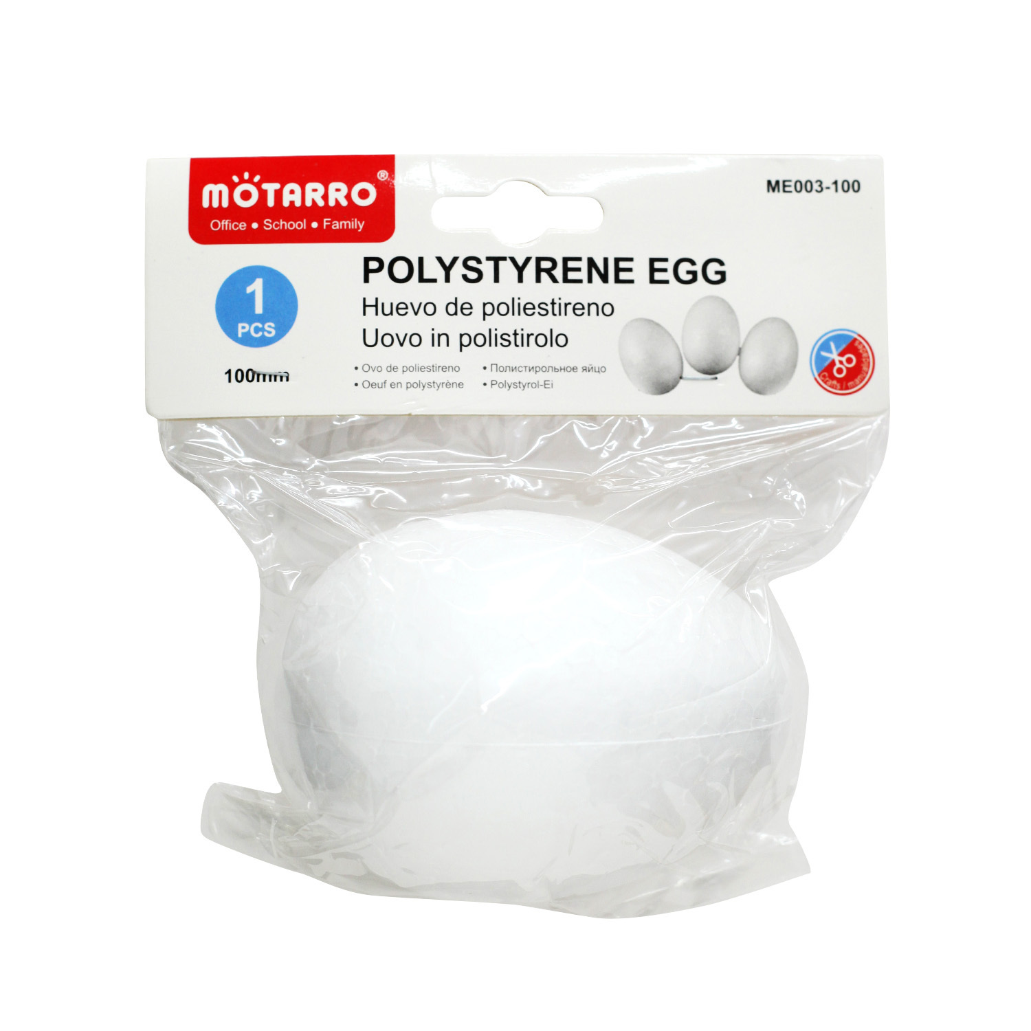 Motarro  100mm 蛋形發泡膠球 1個