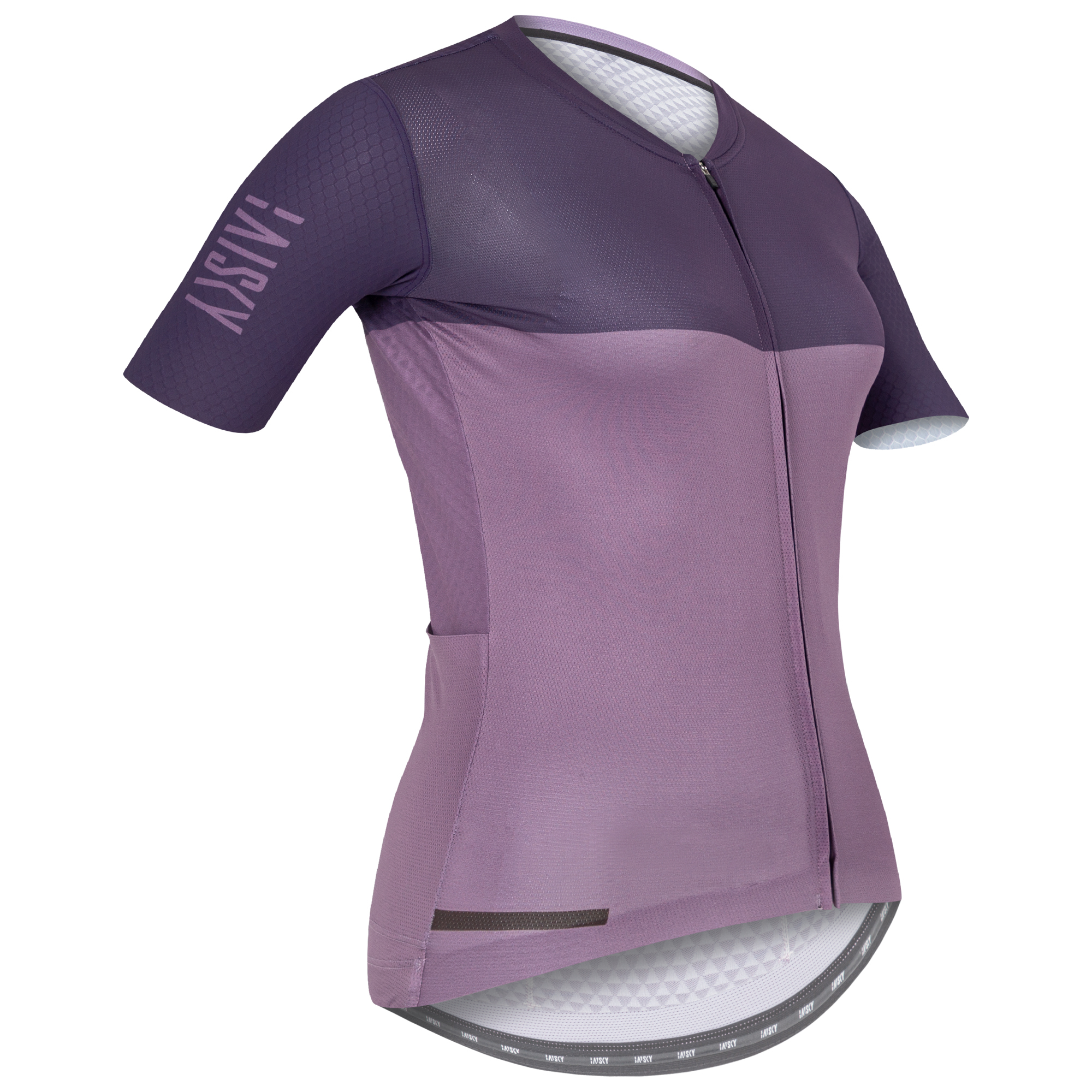 女款空力短車衣 信念 灰粉