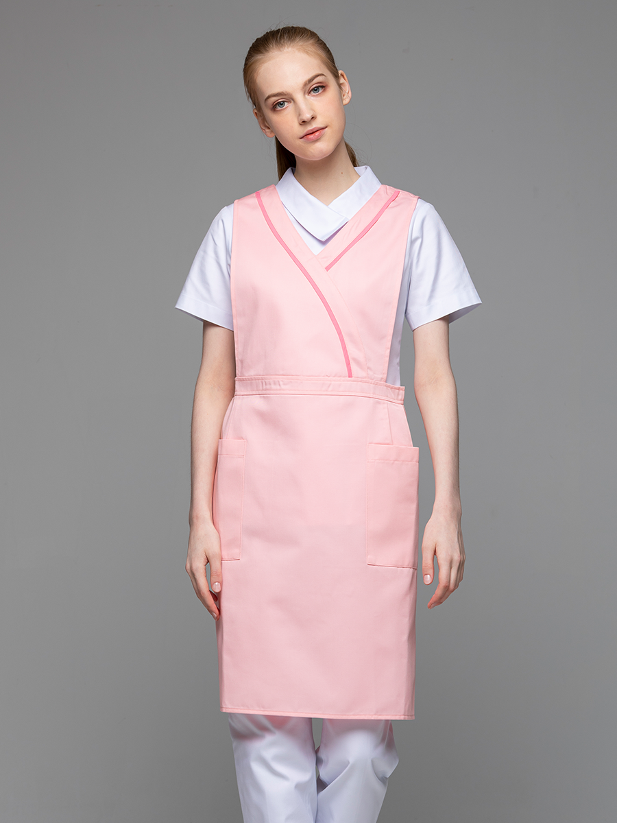 【 F603-A0 】防潑水圍裙-F防潑水布-寶寶粉