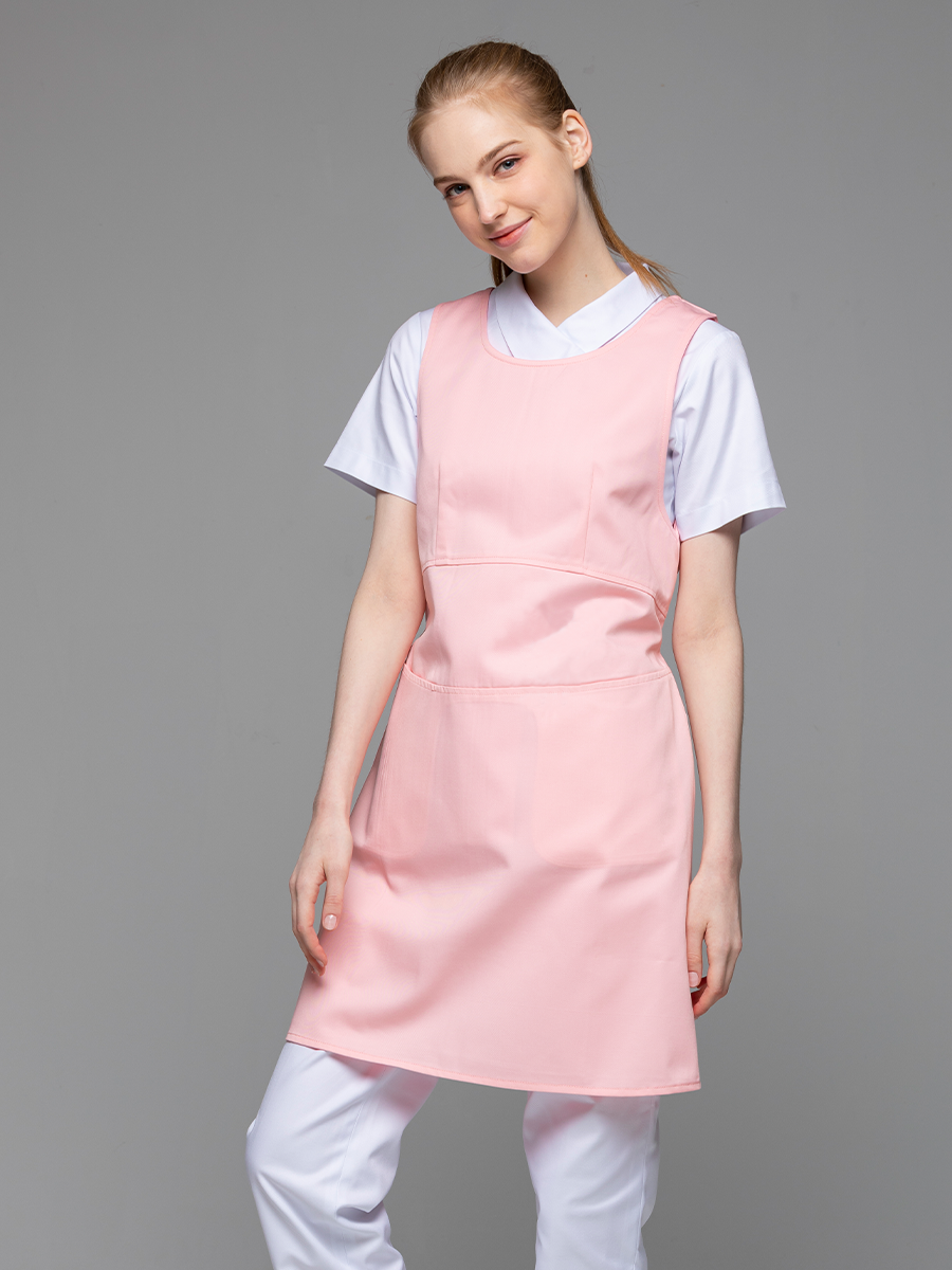 【 F605-A0 】防潑水圍裙-F防潑水布-寶寶粉