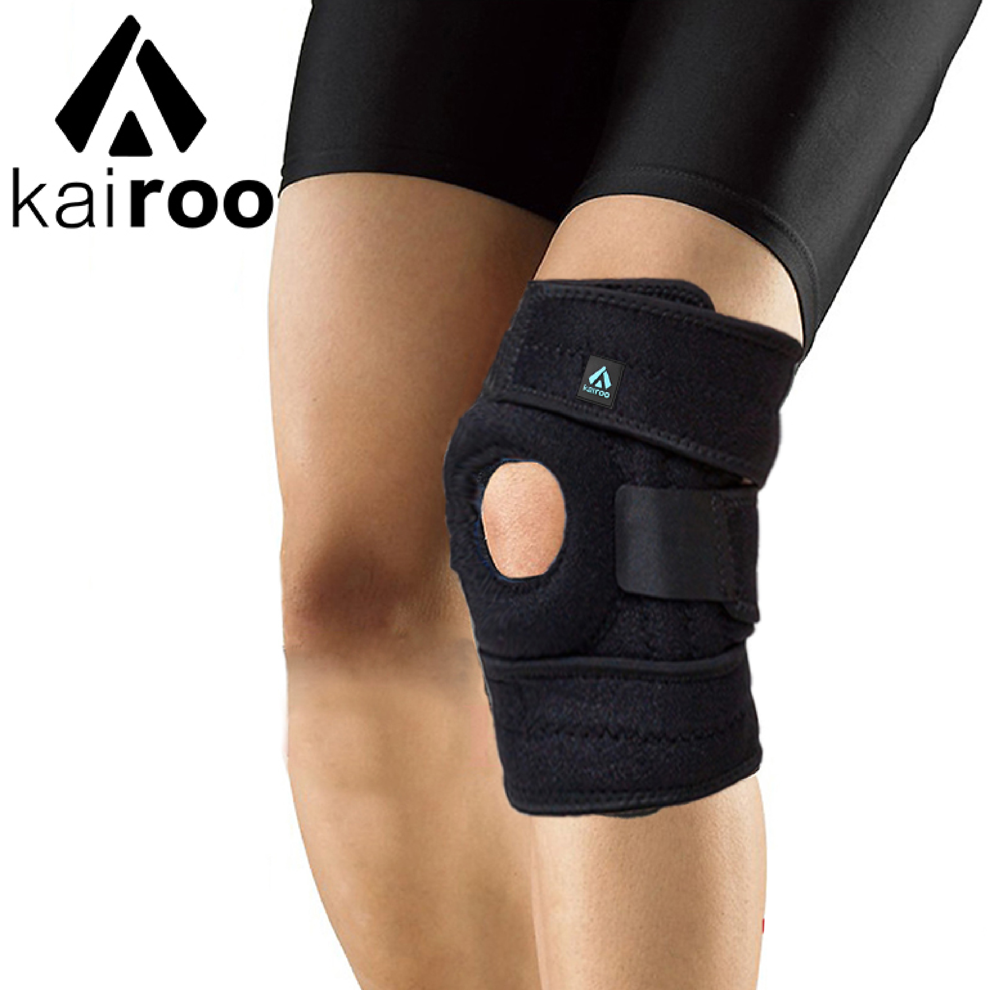 Kairoo CoolMax可調節四彈簧條護膝(護具)運動/爬山/固定支撐/保護膝蓋 83POTK3