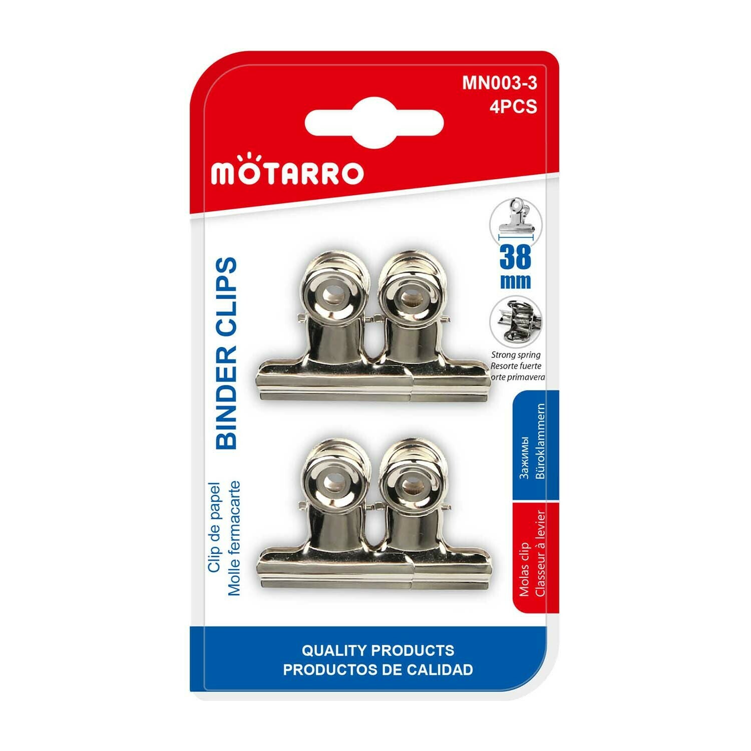 Motarro 38mm 圓頭夾 4個