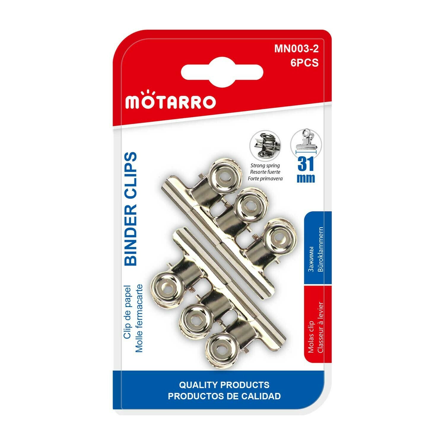 Motarro 31mm 圓頭夾 6個