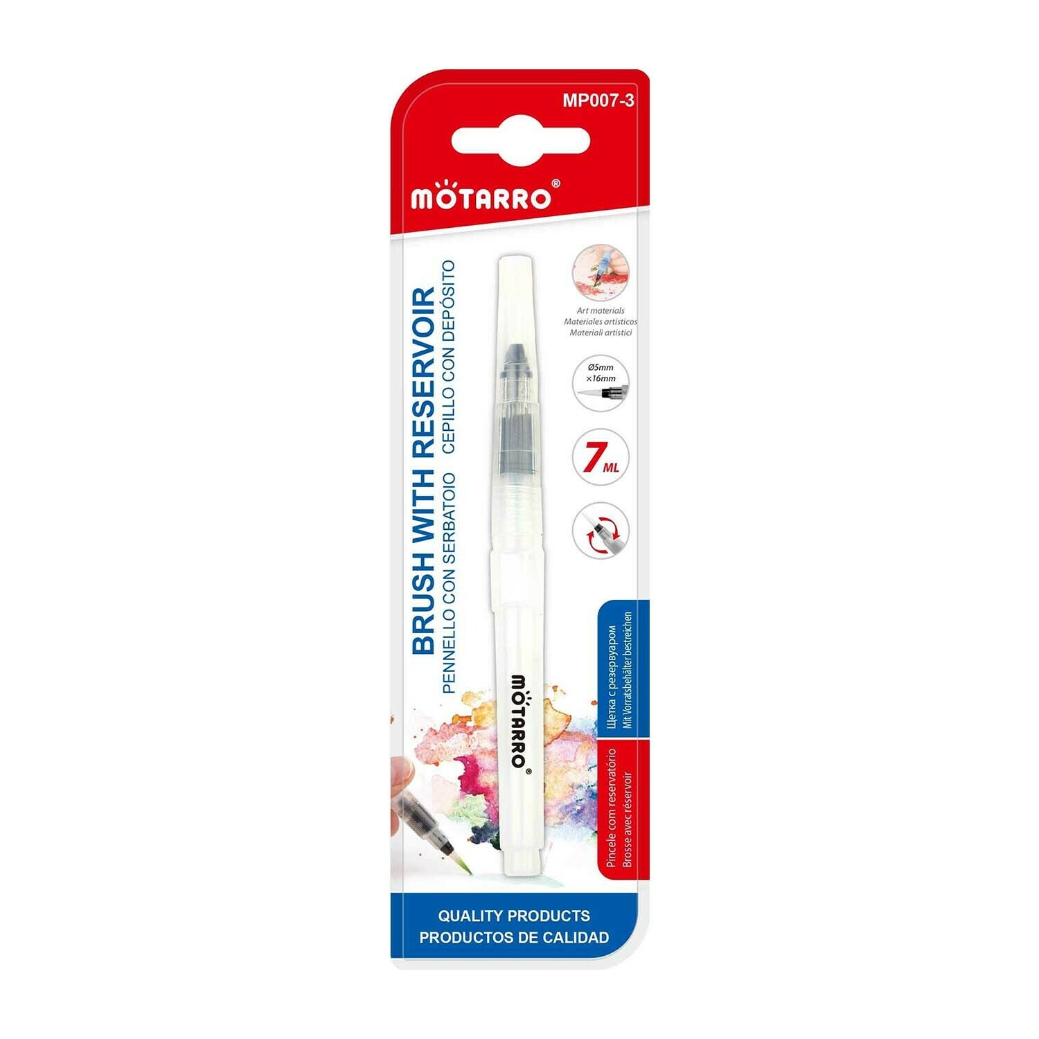 Motarro 5mm*16mm 便攜式尖頭自來水筆 7ml (大)