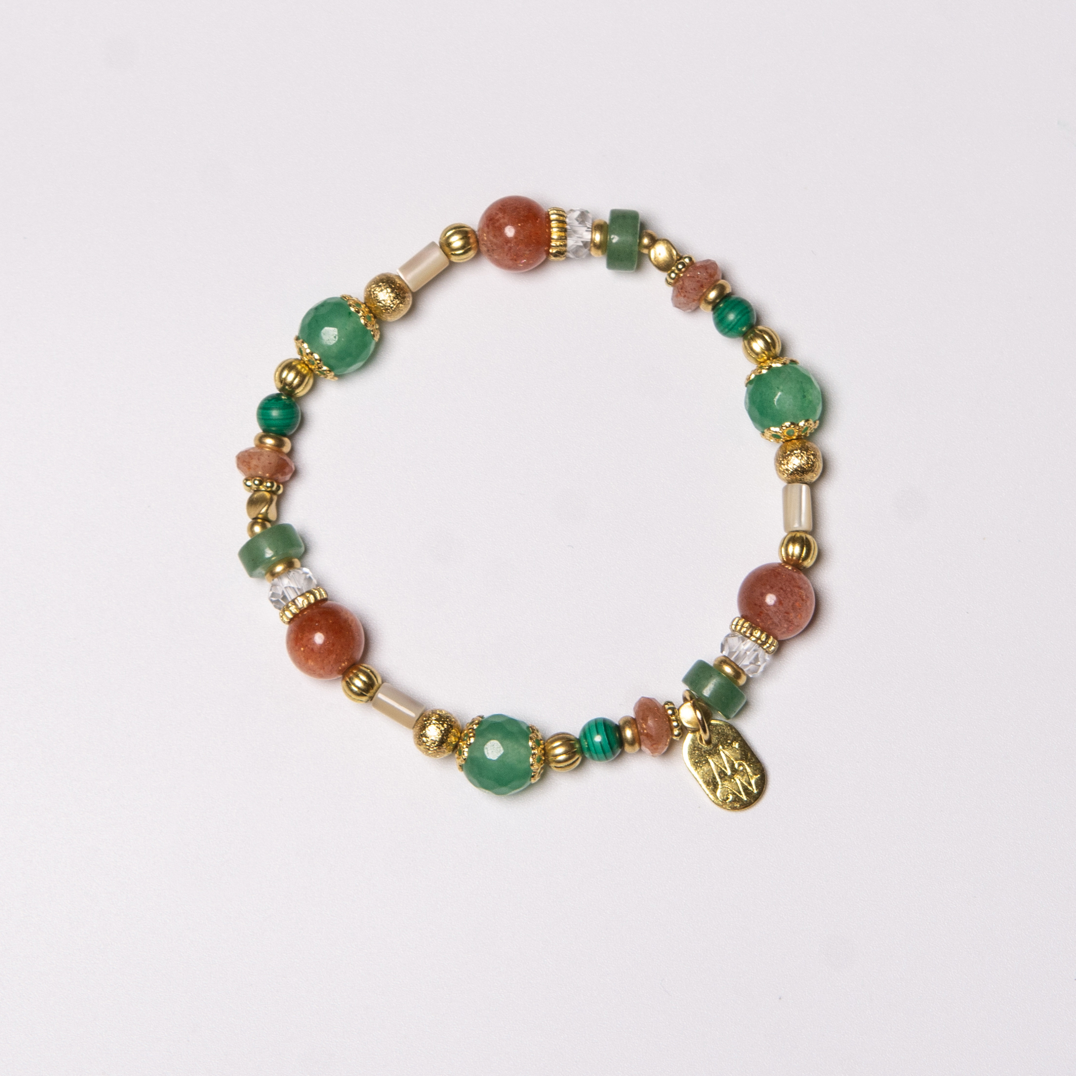 777水果機  // C1444太陽石東陵玉孔雀石手鍊