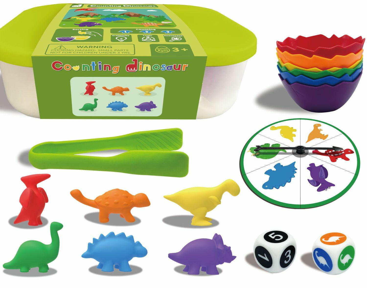 🔶恐龍啟蒙數學配對遊戲套裝🦕NO.3010