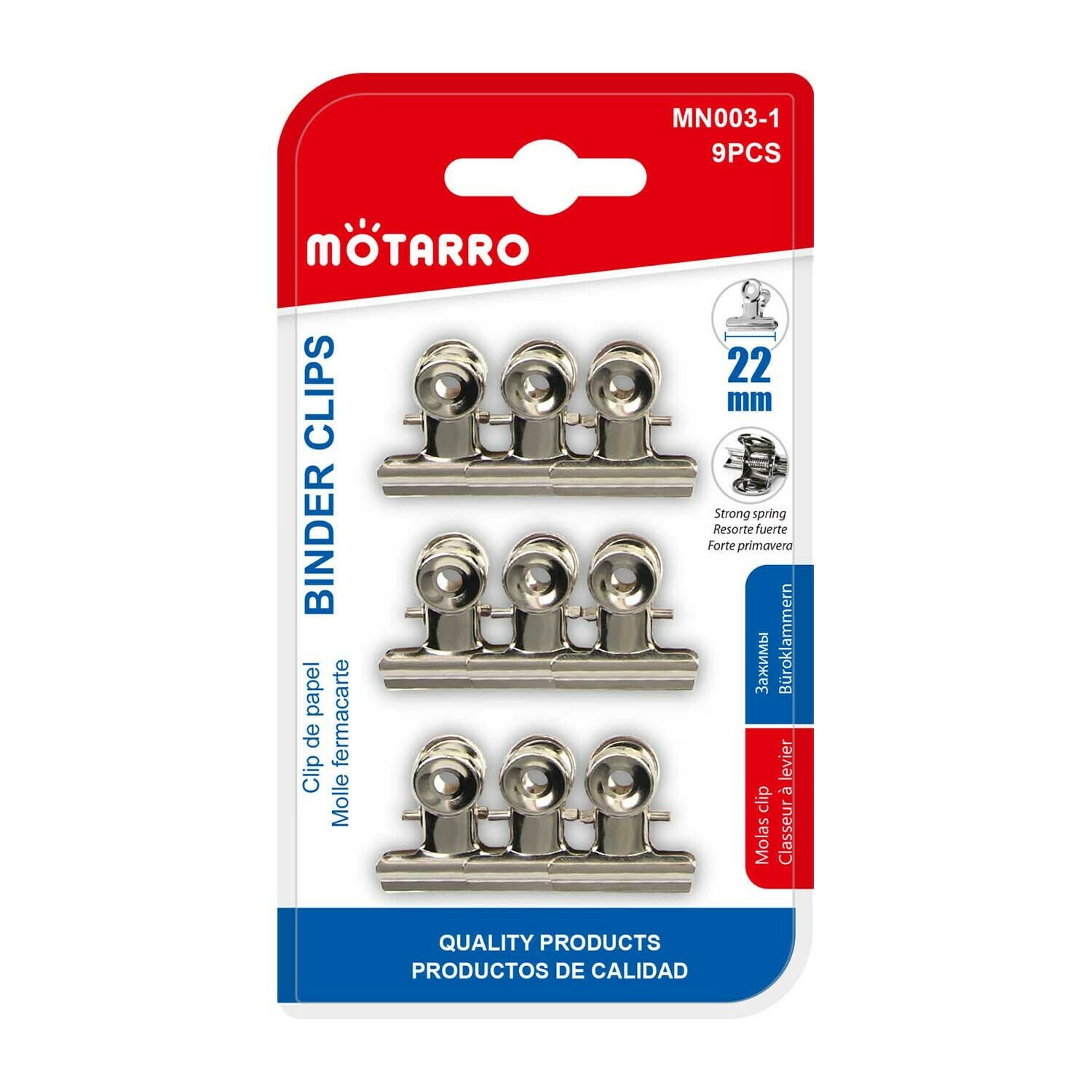 Motarro 22mm 圓頭夾 9個