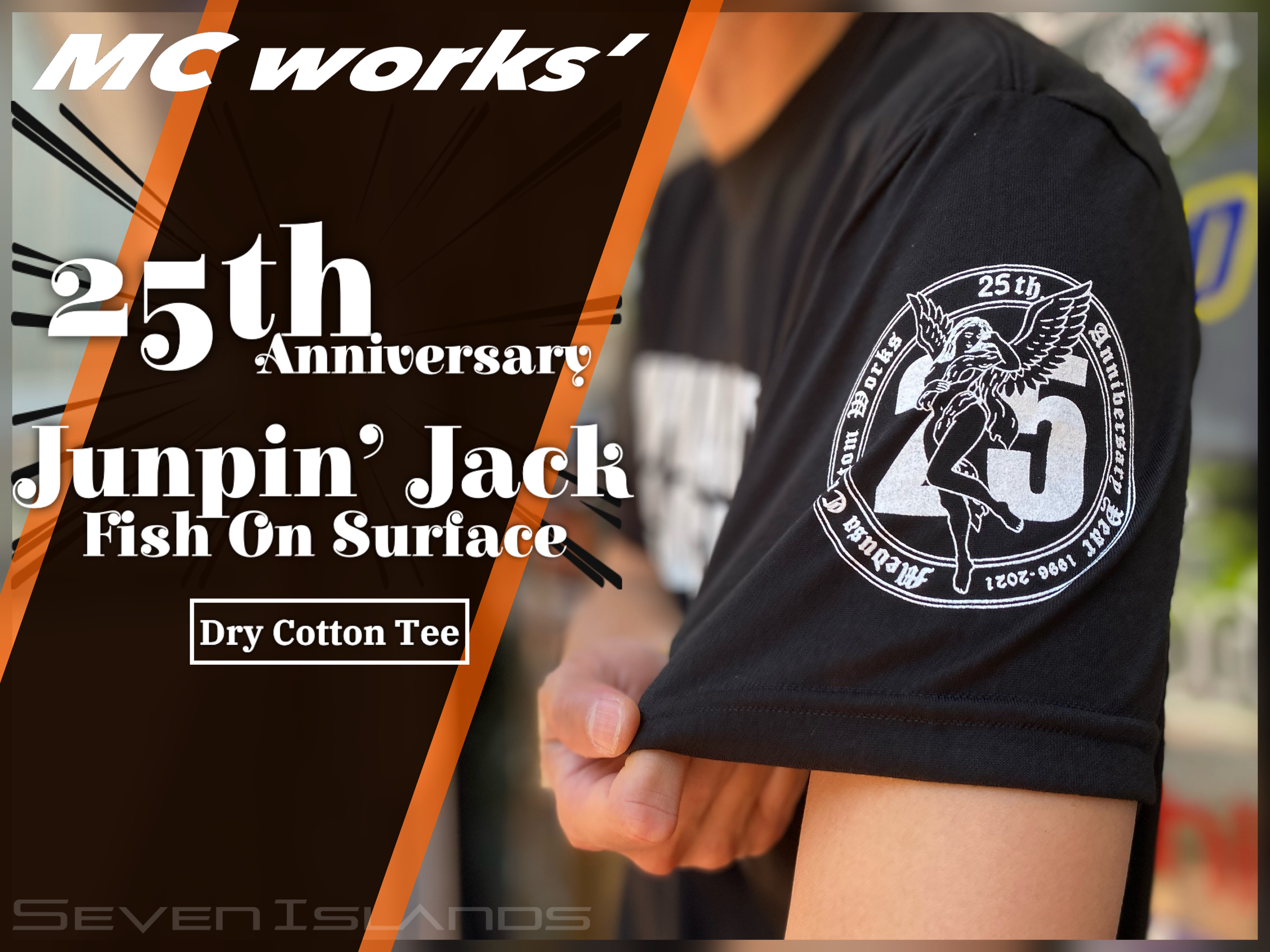 MC WORKS' 25th Anniversary Junpin' Jack Dry Cotton Tee