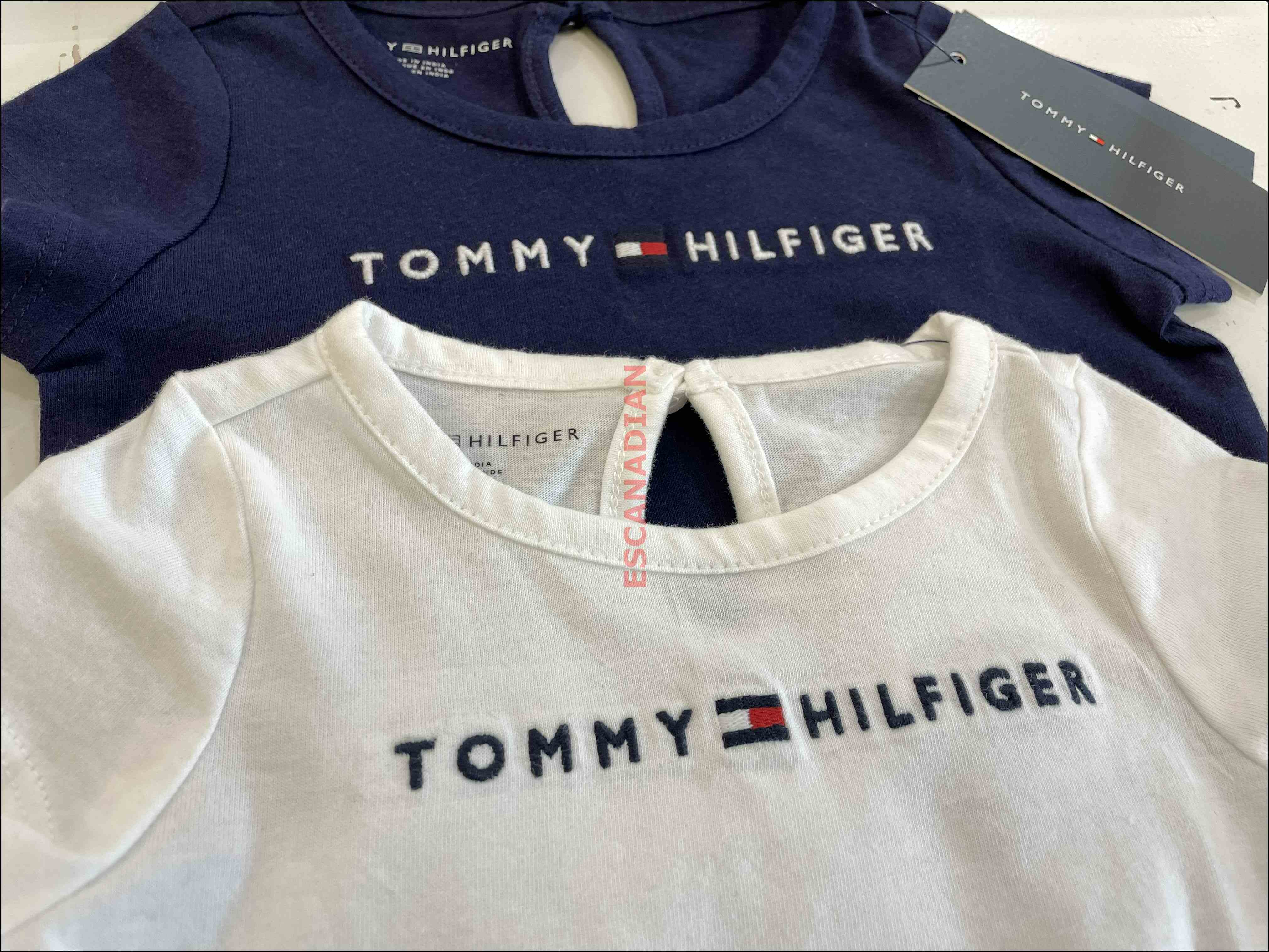 TOMMY 小女童/BABY 電繡Logo字樣 包屁衣 (2色)