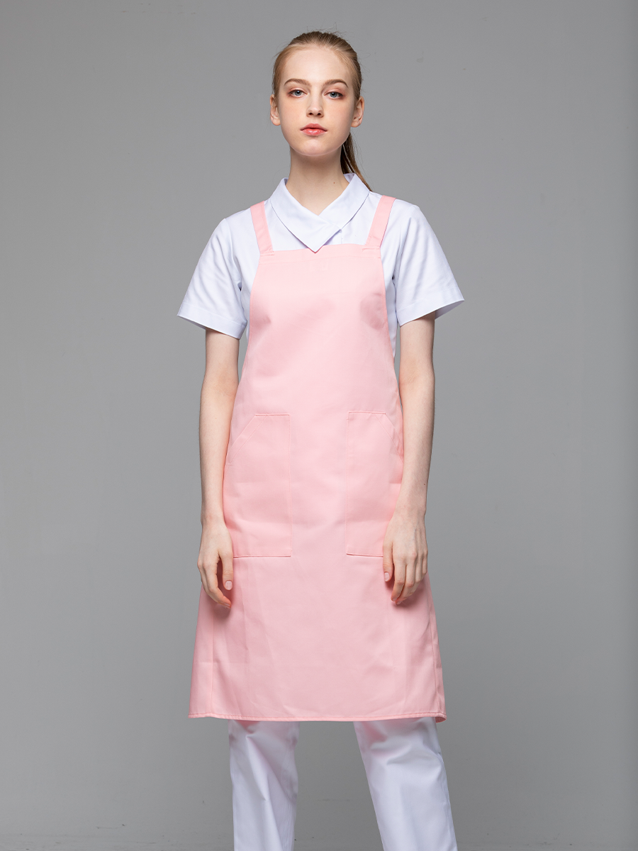 【 F6041-A0 】防潑水圍裙-F防潑水布-寶寶粉