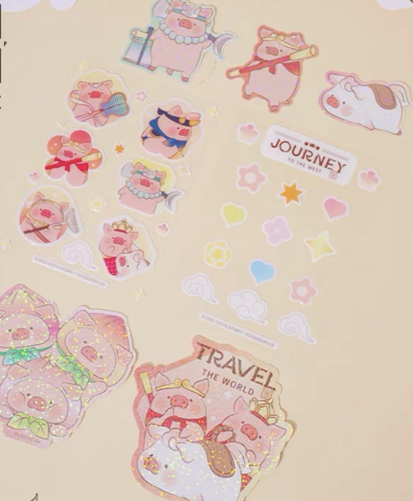 LULU豬 悟空帶你去旅行大貼紙