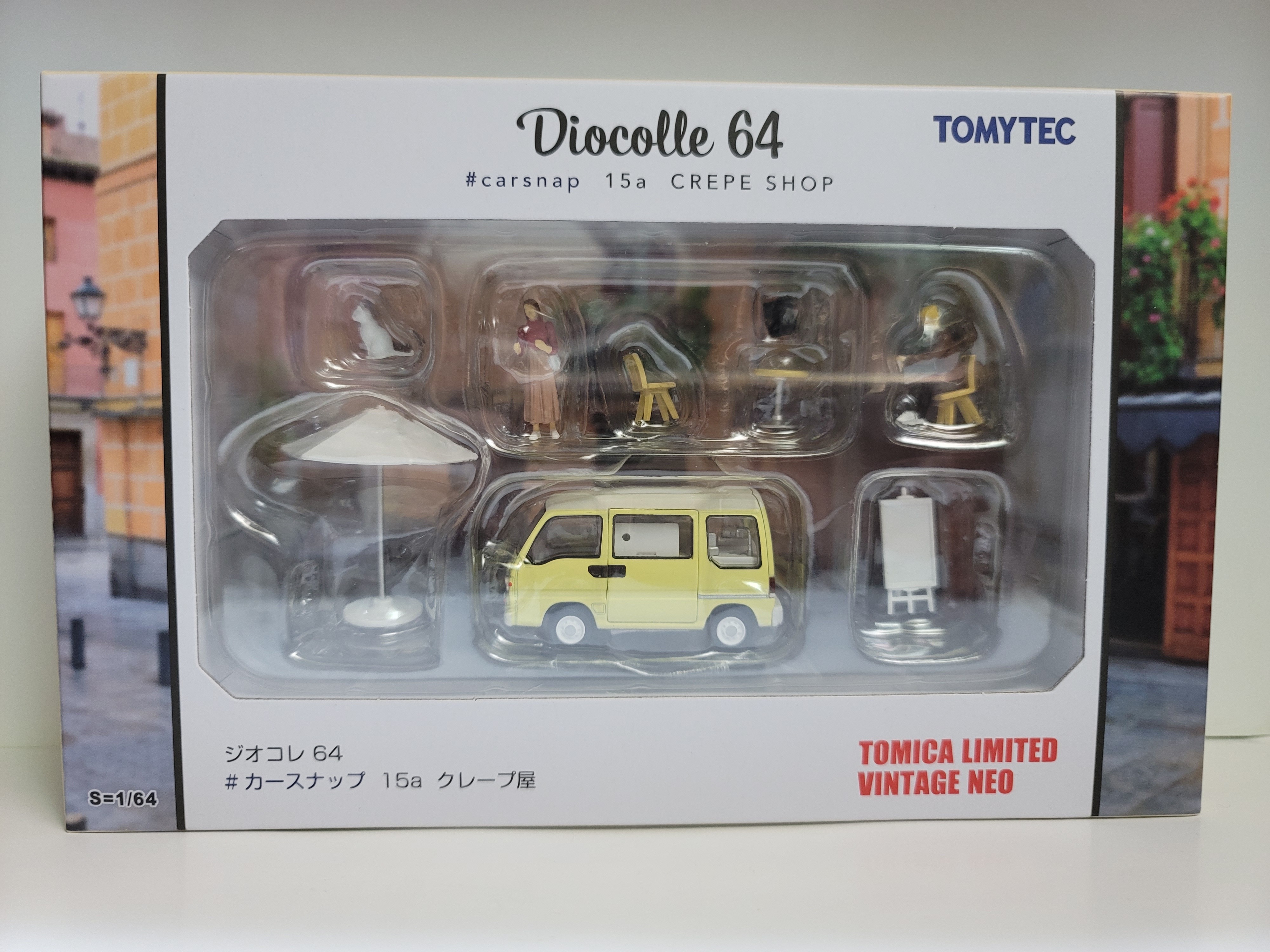 Tomytec Diorama Collection 64 # Car Snap 15a Crepe Shop
