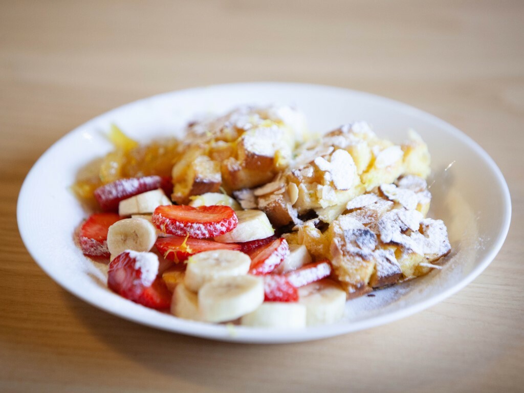 草莓,香蕉,米福堡,布丁,吐司布丁