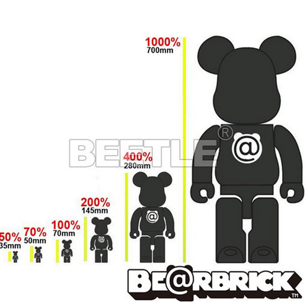 BEETLE BE@RBRICK 鉄人28号鐵人28號機器人日本庫柏力克熊BEARBRICK 100