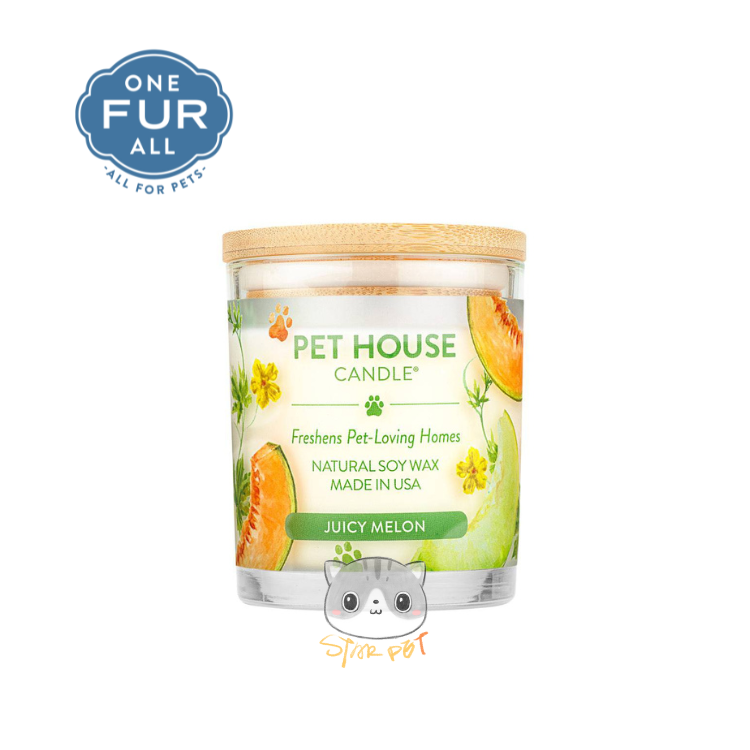 ONE FUR ALL Juicy Melon Pet House Candles 8.5oz