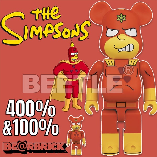 BEETLE BE@RBRICK RADIOACTIVE MAN 辛普森SIMPSONS 輻射