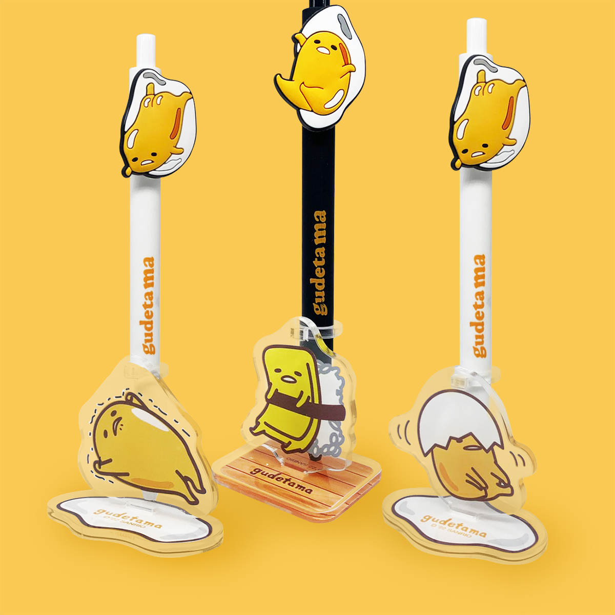 蛋黃哥-壓克力筆架 (三款)