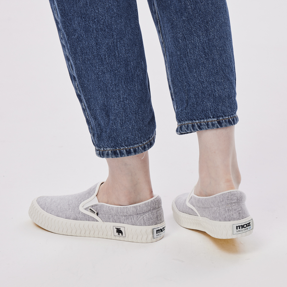 moz瑞典駝鹿 奶泡感 超舒適懶人鞋(麻花灰) 男女款