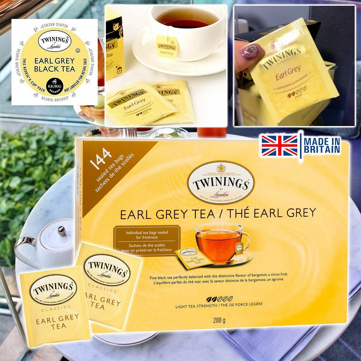 TWININGS川寧英國皇室豪門伯爵紅茶(144包/盒)