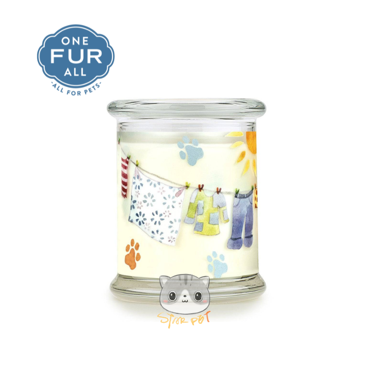 ONE FUR ALL Sunwashed Cotton Pet House Candles 8.5oz