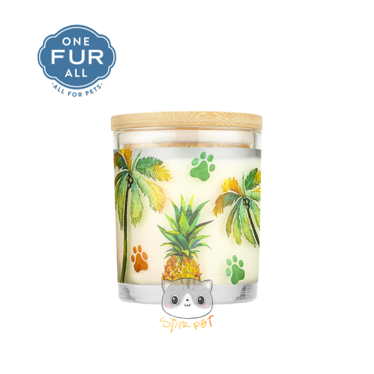 ONE FUR ALL 菠蘿椰子 天然精油香薰蠟燭(寵物家庭用) 8.5oz