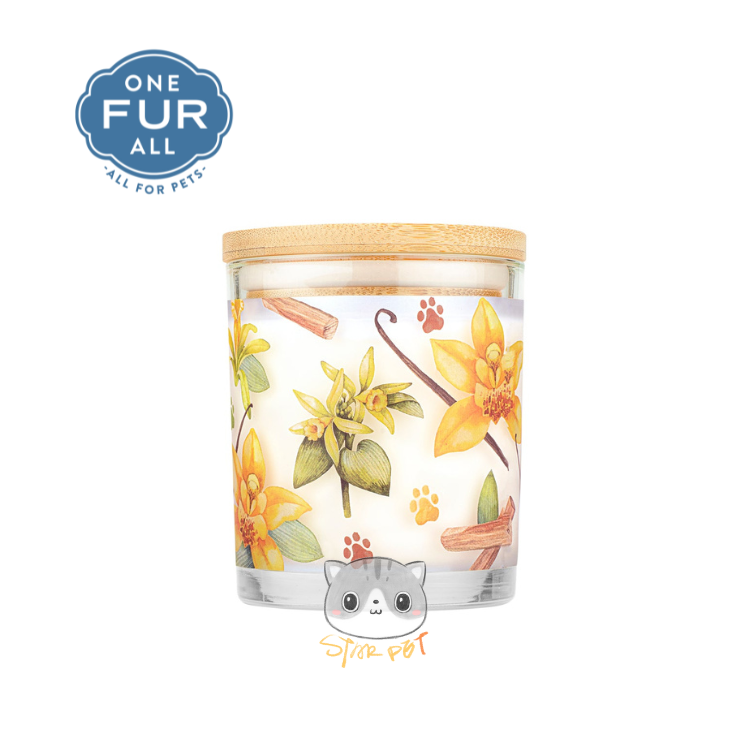 ONE FUR ALL Vanilla Sandalwood Pet House Candles 8.5oz