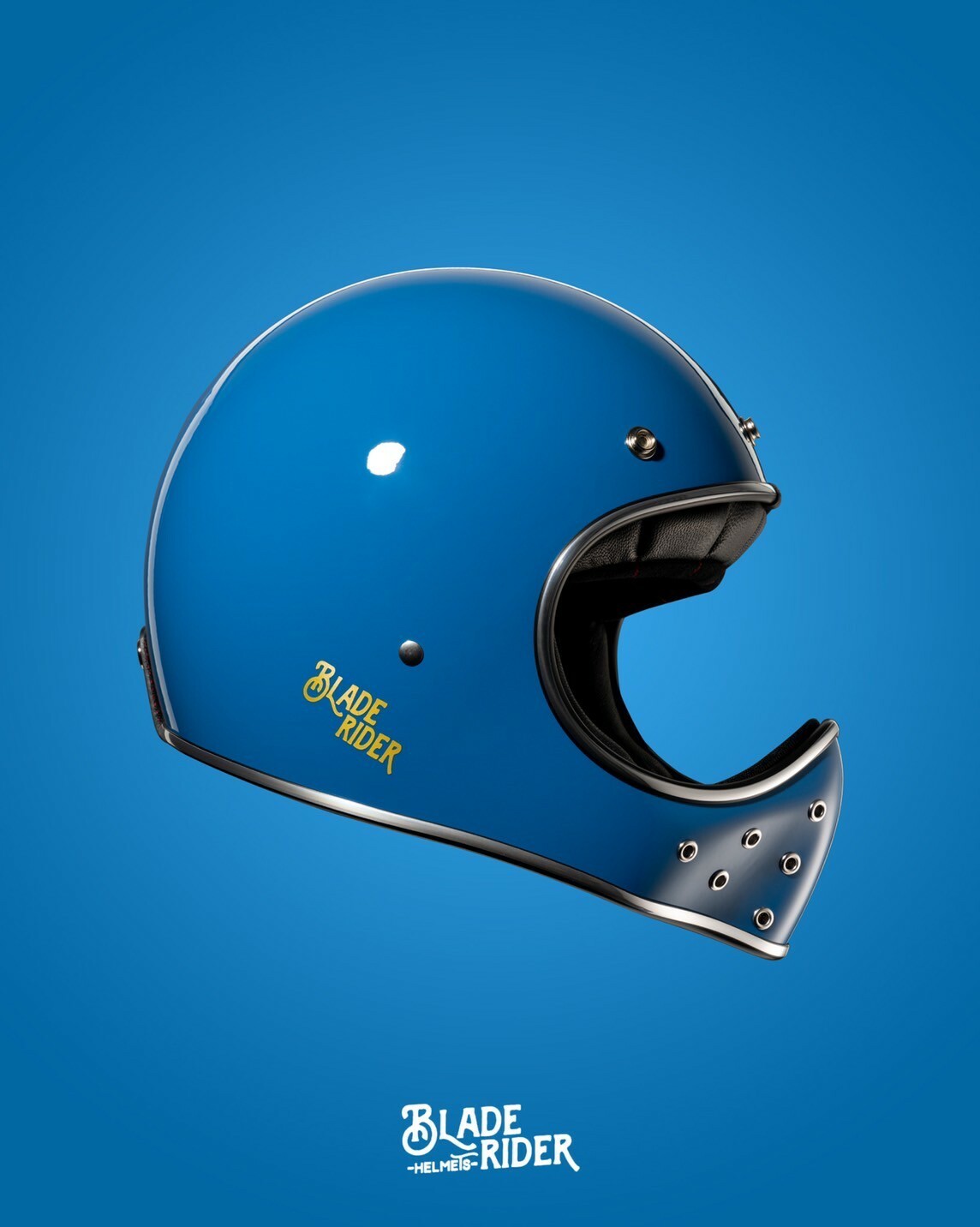 BLADE RIDER 經典藍 山車帽