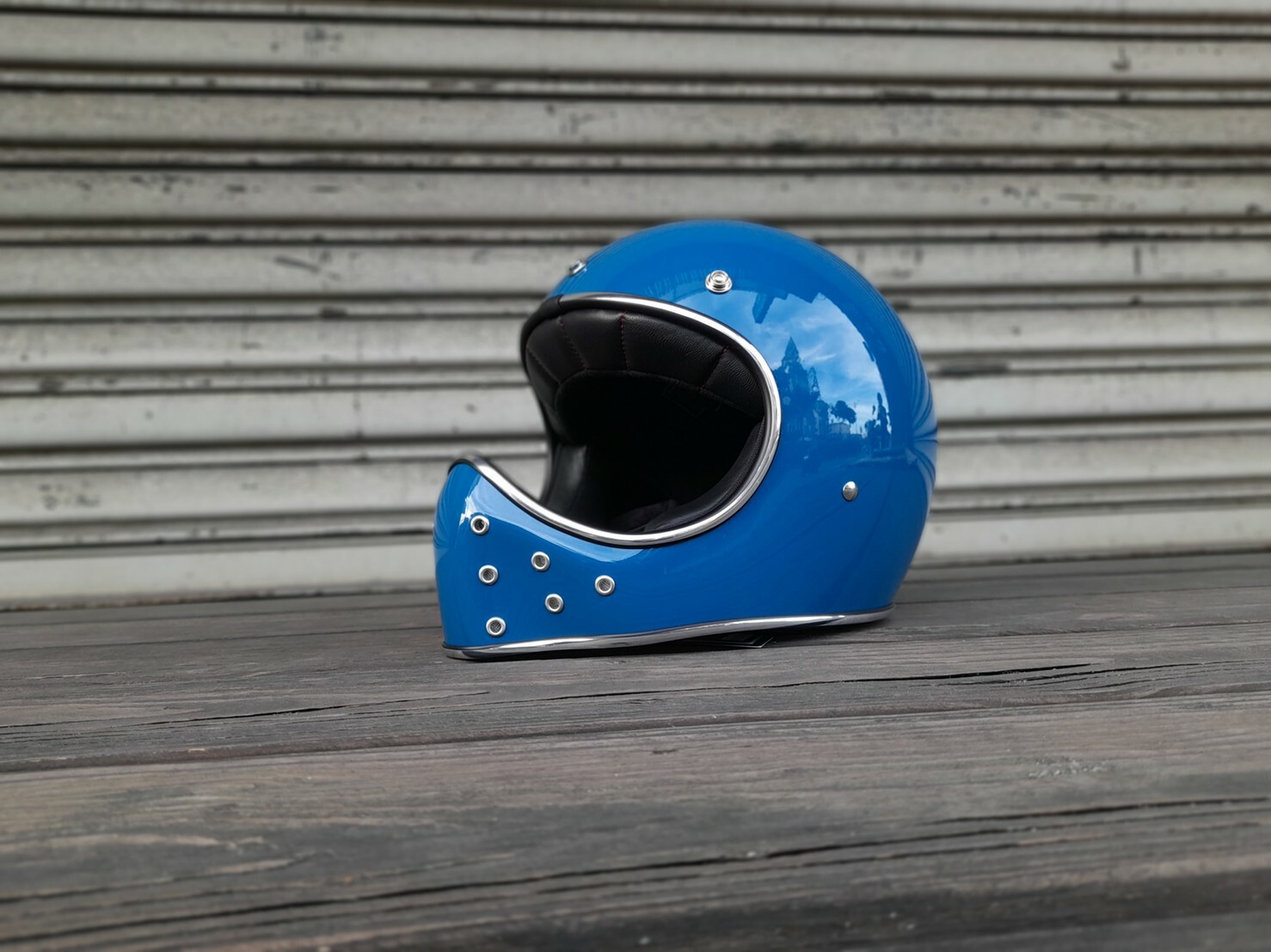 BLADE RIDER 經典藍 山車帽