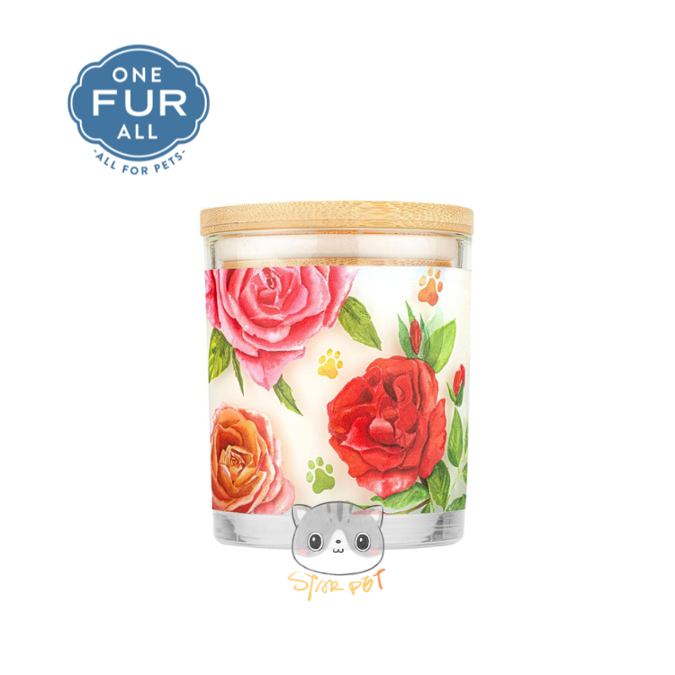 ONE FUR ALL Fresh Cut Roses Pet House Candles 8.5oz