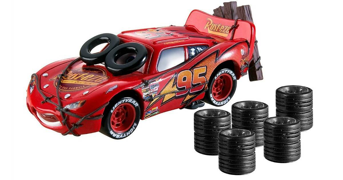 罕有絕版 Disney / Pixar Cars Daredevil Garage Lightning McQueen Diecast Car