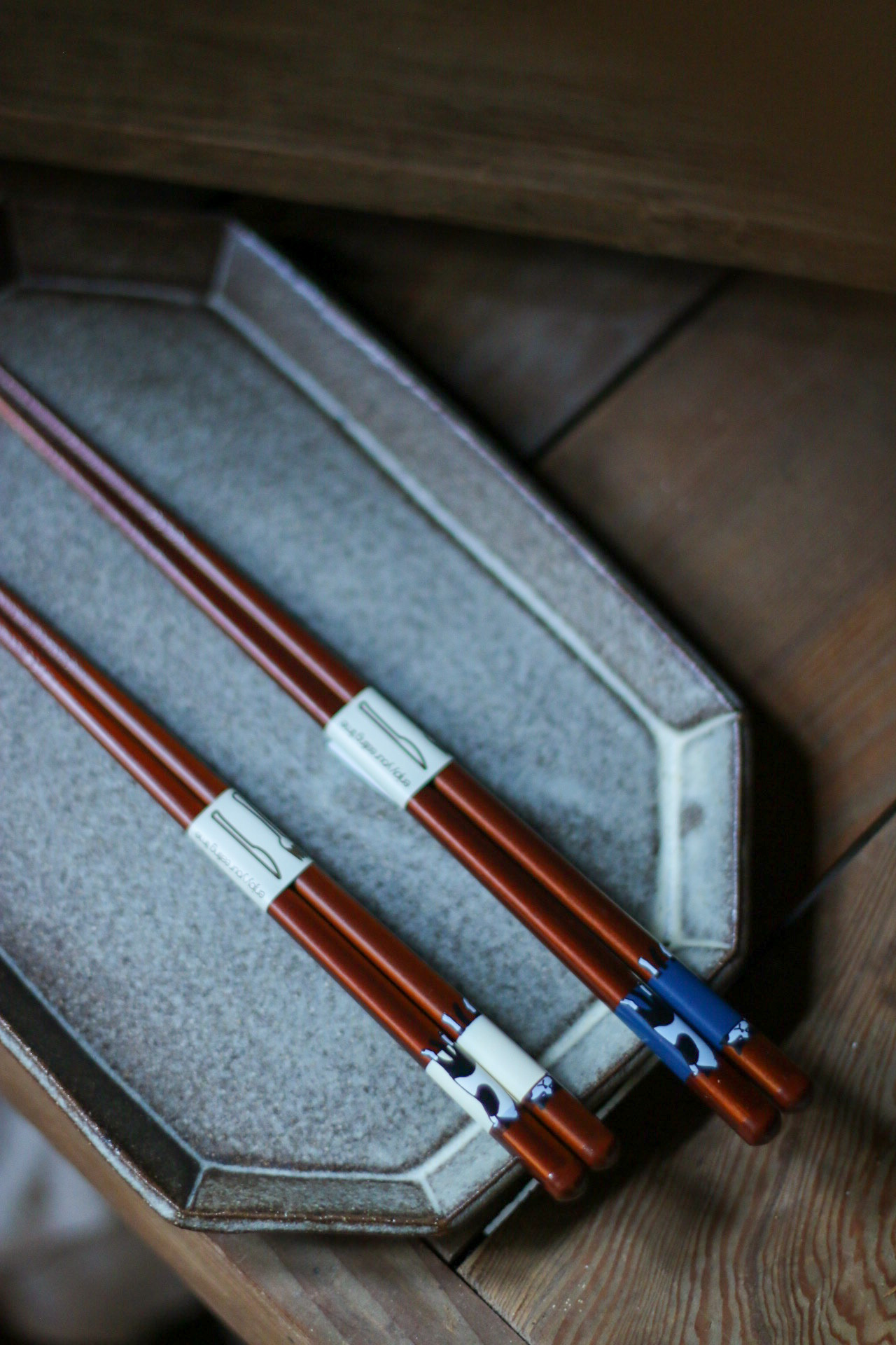 日本 若狹塗 貓咪木筷