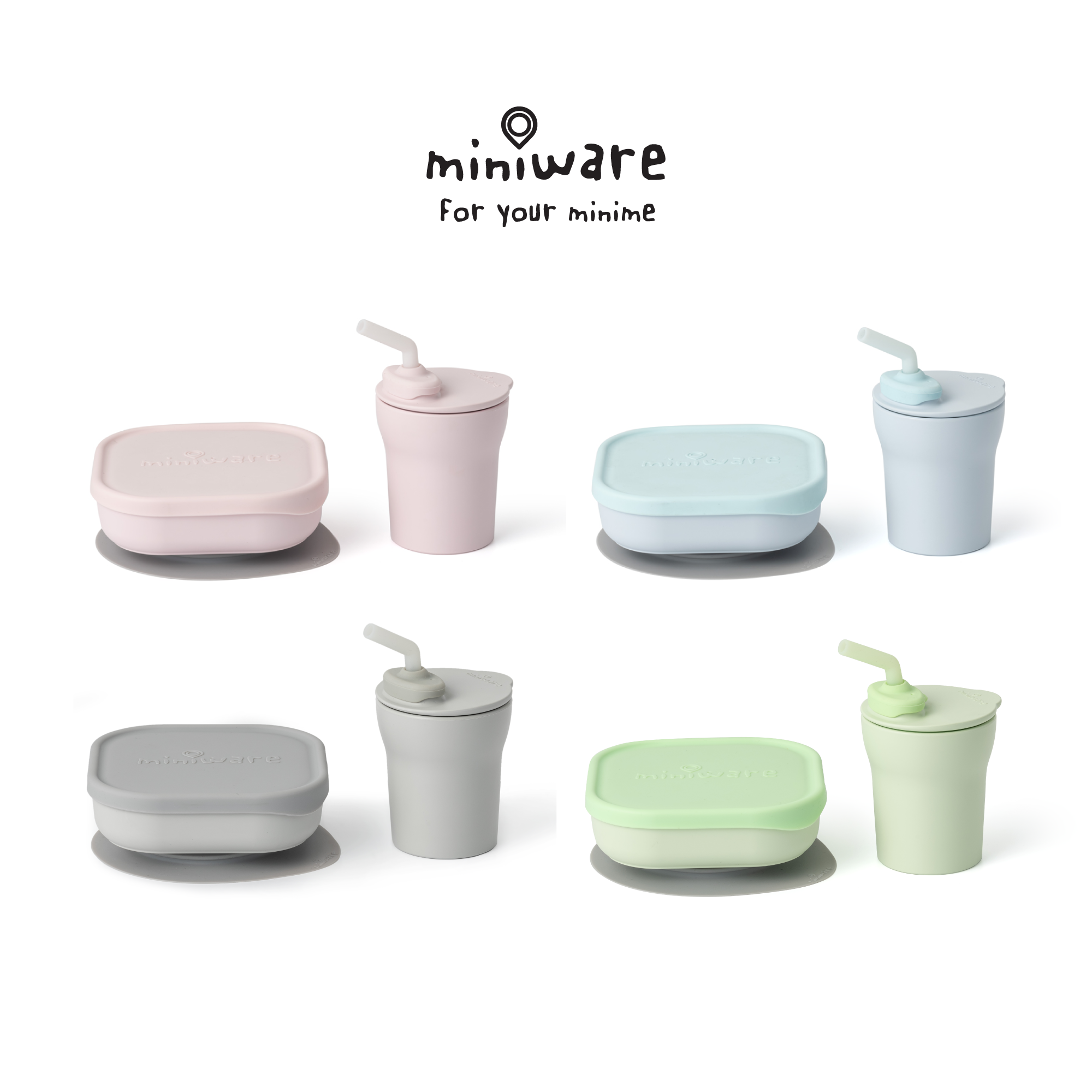 Miniware Sip & Snack - Coloured