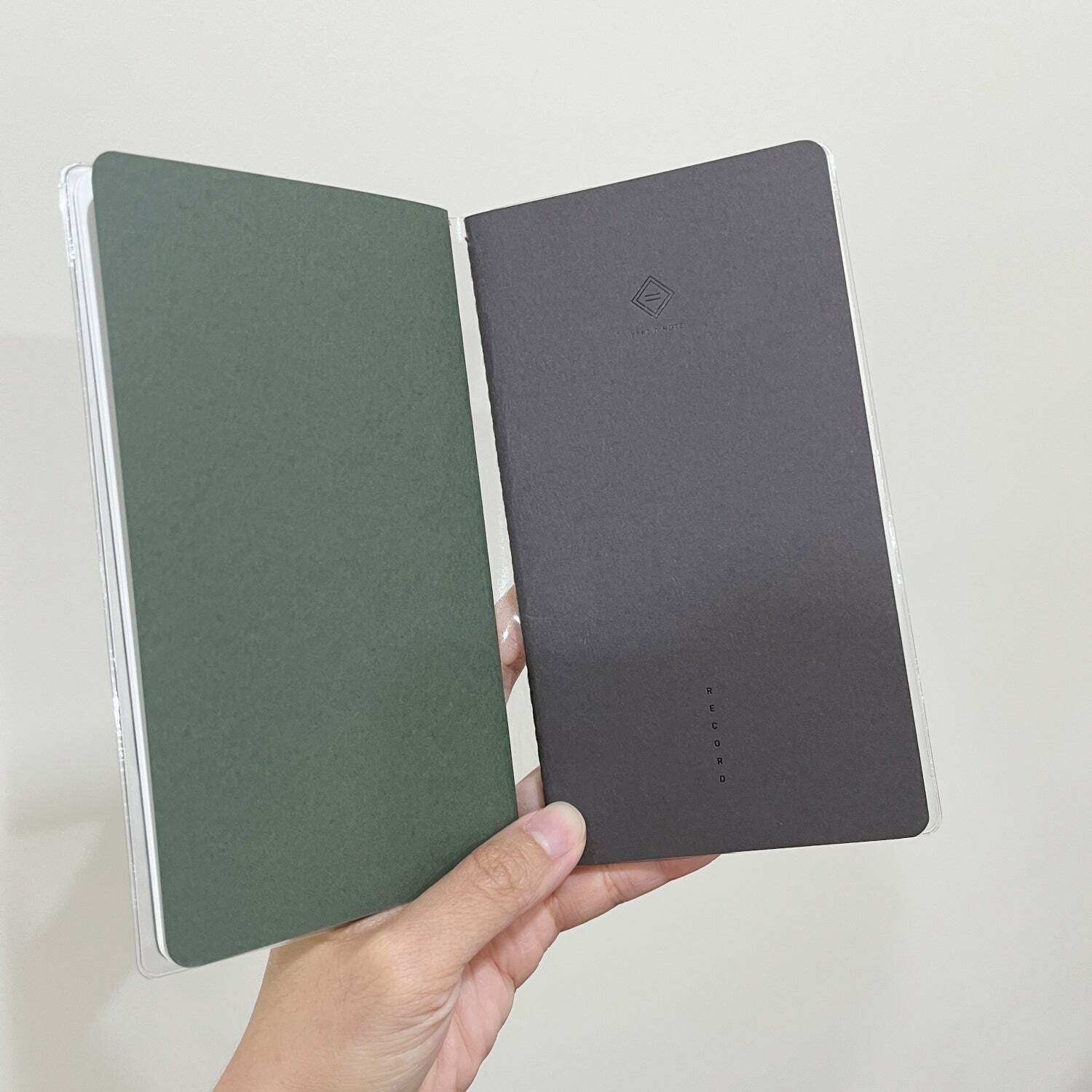 「RECORD」筆記本系列專屬透明PVC書套｜TAKE A NOTE