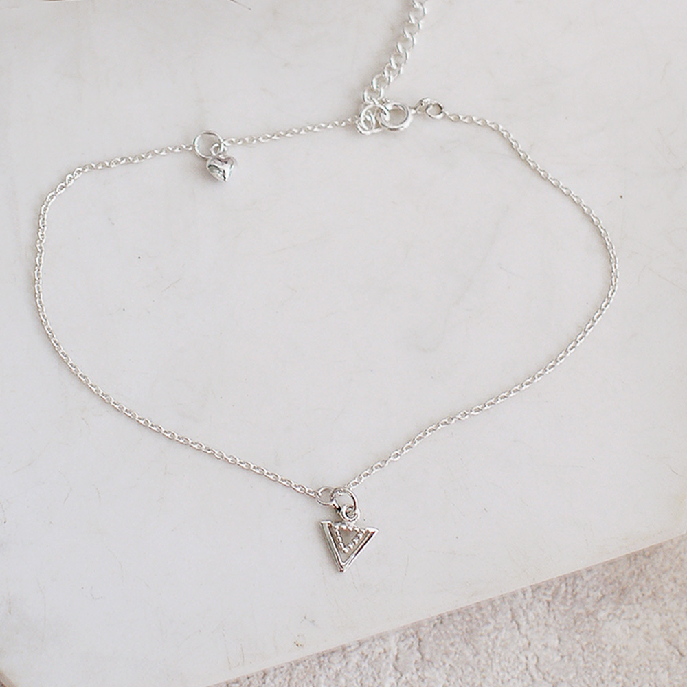 金字塔的秘密純銀腳鍊/SA807N