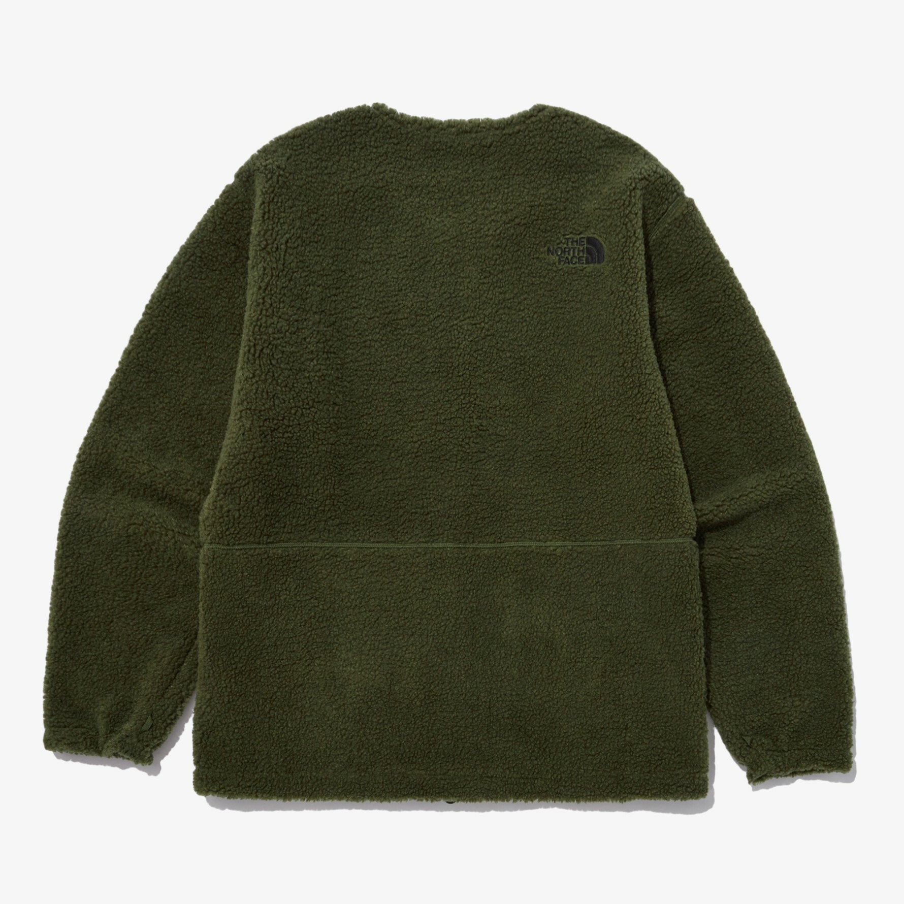 THE NORTH FACE CAMPER 男 開襟羊毛衫 軍綠 NJ4FN55C