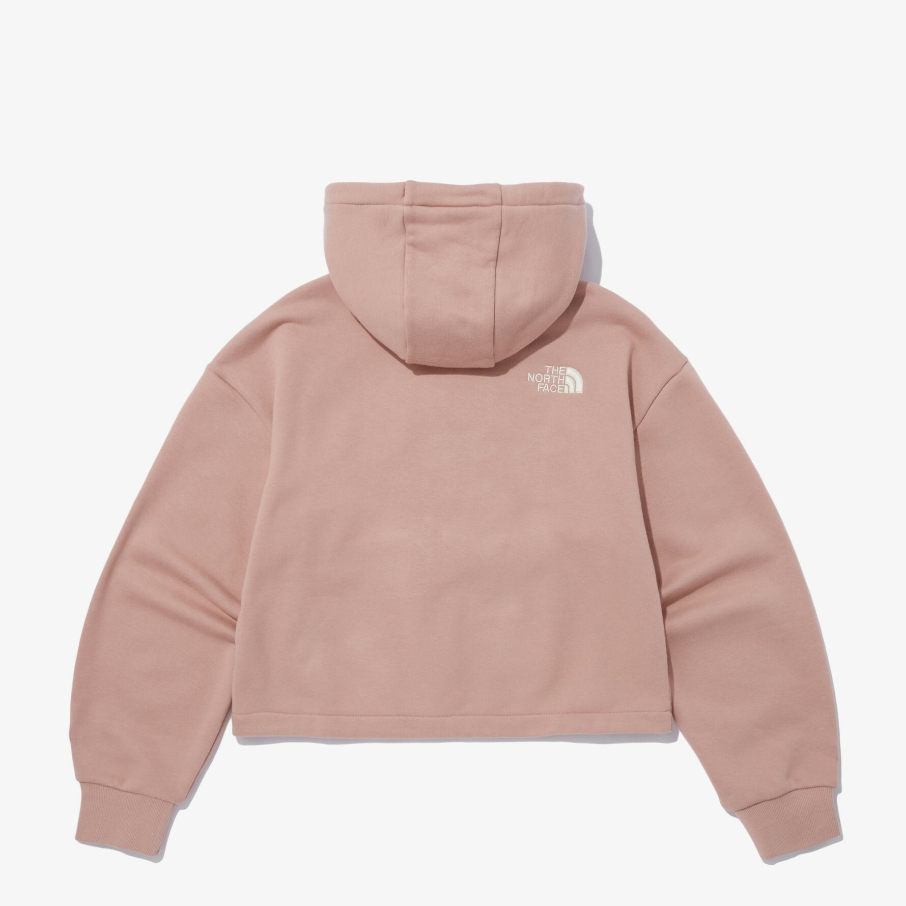 THE NORTH FACE ESSENTIAL HOOD 女 連帽 短版 外套 運動 粉 NJ5JN81D