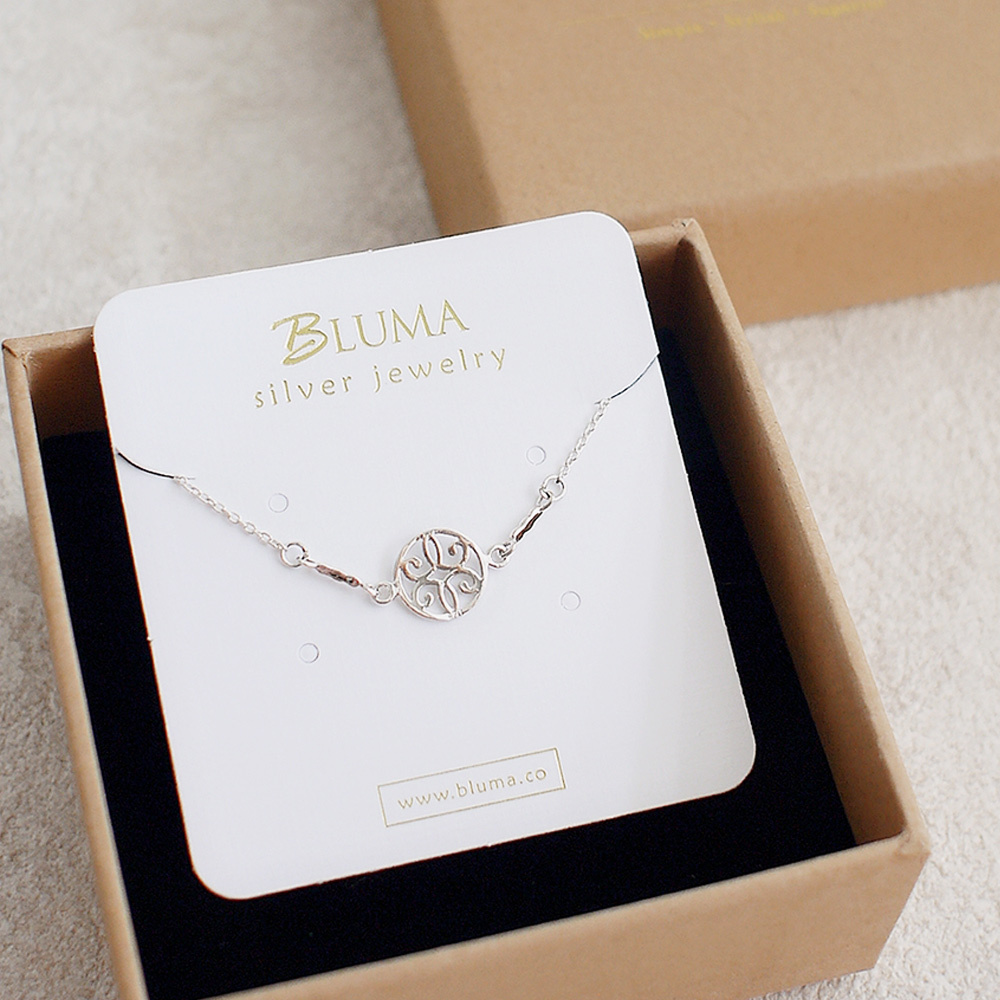 幸運符純銀腳鍊/SA806N