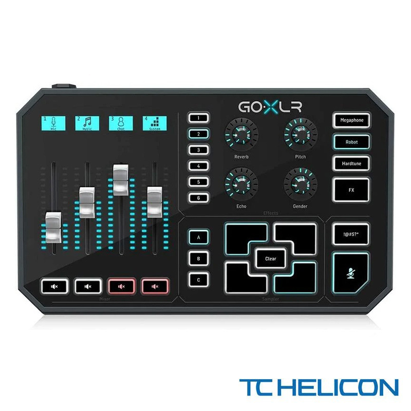 TC Helicon GO XLR 直播/電競/混音人聲效果器 介面